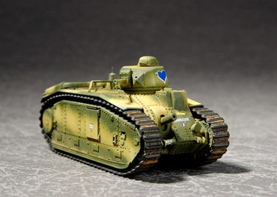 Модель для складання французького танка Char B1 Heavy 3-го рівня в масштабі 1:72 (9580208072630)