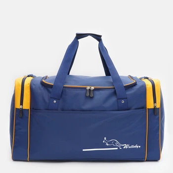 Дорожня сумка чоловіча 60 л Wallaby 430 Синій/Жовтий