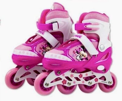 Дитячі розсувні ролики Mic Minnie Mouse Розмір 35-38 устілка 21-23 см Pink