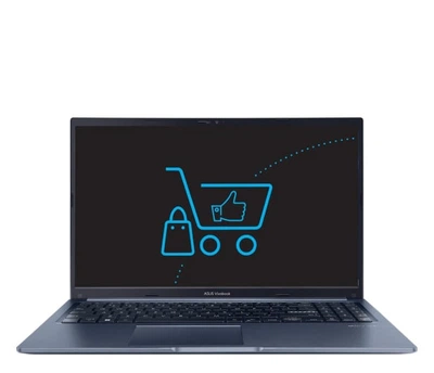 Ноутбук ASUS Vivobook 15 / AMD Ryzen™ 5 7430U (6 ядер, 12 потоків, 2,30-4,30 ГГц, кеш 19 МБ) / 16 GB ОЗП / M.2 PCIe 512 GB / Матовий, LED, IPS / AMD Radeon