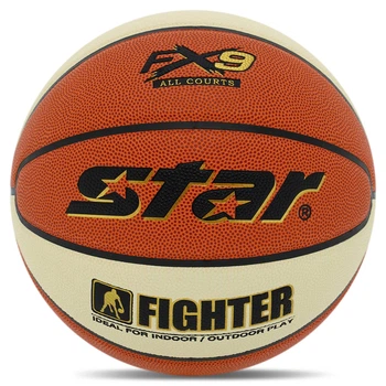 Мяч баскетбольный STAR Fighter Bb4257 №7 Оранжево-белый