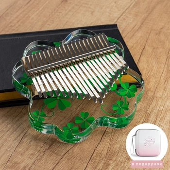Калимба Hluru Huashu KHSA21 Acrylic Shamrock (21 язычков, акрил)
