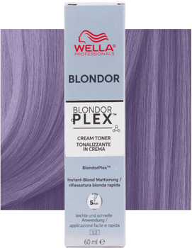 Krem-toner do włosów Wella Professionals Blondor Plex Ultra Cool Booster 86 60 ml (4064666575957)