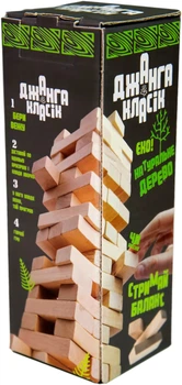 Настольная игра Strateg Джанга классик Эко 48 брусков на украинском языке (4823113805333)