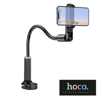 Держатель для телефона или планшета Hoco HD4 (360°, 4.5 - 7 дюймов, подставка, зажим к столу, высота 92.5 см) - Черный