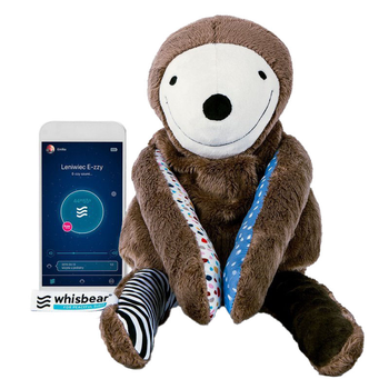 Іграшка для дітей Whisbear Лінивець E-zzy з датчиком сну (5905279995741)