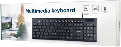 Клавіатура дротова Gembird USB Black (KB-MCH-04)