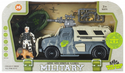 Jeep wojskowy Mega Creative Army Situational Games Military Forges z figurkami i akcesoriami (5905523603941)