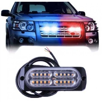 Стробоскоп спец сигнал для авто 20 LED red+blue I-BS-20LED-R+B 1шт M20691