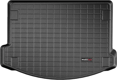 Автомобильный коврик в багажник авто Weathertech Jaguar E-Pace 18- черный за 2м рядом Ягуар Е-Пейс WT0025413
