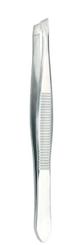 Пинцет скошенный CS-002