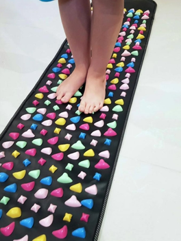 Ортопедичний килимок 120 см з камінням (масажна доріжка з камінчиками від плоскостопості для ніг дітей) YL85671LB