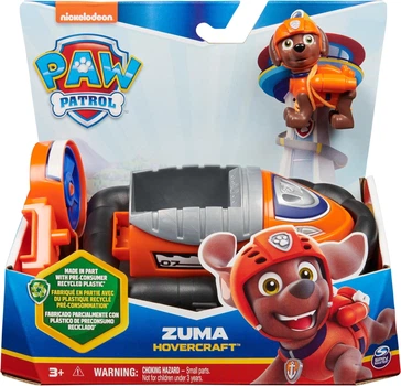 Машинка Spin Master Paw Patrol Basic Vehicle Zuma c фігуркою 6071225 (0681147037762)