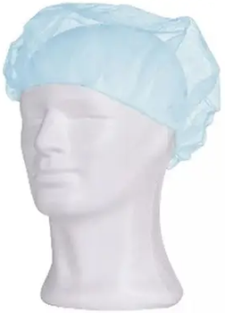 Упаковка Шапочок Med Comfort Bouffant Caps Одноразові Блакитна M 100 шт (4044941015026)