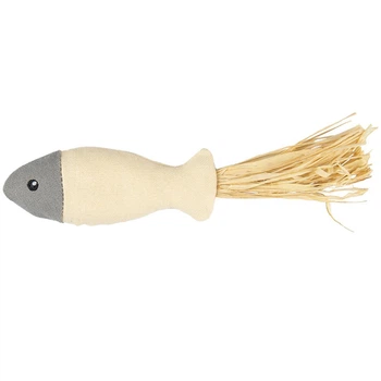 Екологічна іграшка з котячою м\'ятою для котів Flamingo Natural Fun Fish (561113)