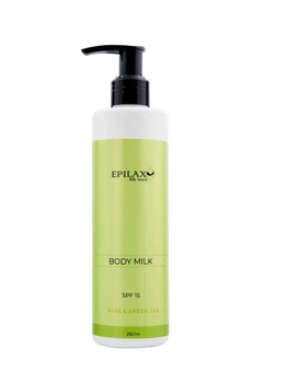 Молочко Epilax для тела SPF 15 Алое&Зелений чай 250 мл