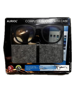 Очки для работы за компьютером с чехлом AURIOL 399507 черный
