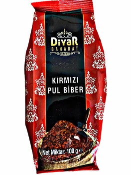 Перець червоний Kirmizi pul biber Diyar Baharat 100g Туреччина