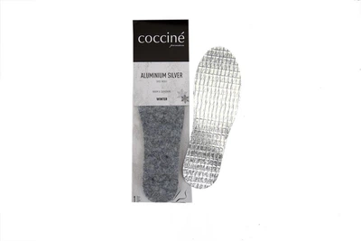 Устілки зимові на повсті та фользі Coccine ALUMINIUM SILVER розмір 46 665/46/46