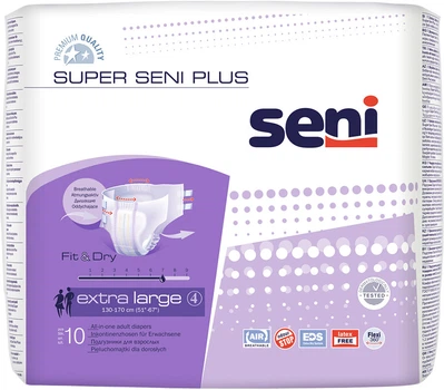 Підгузки для дорослих Seni Super Plus extra large 10 шт (5900516696795/5900516803636)