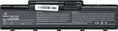 Аккумулятор 1stCharger для ноутбуков Acer AS07A41 11.1V 5200mAh Black (BN1st1005)