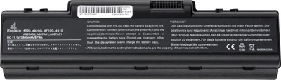 Аккумулятор 1stCharger для ноутбуков Acer AS07A41 11.1V 7800mAh Black (BN1st1006)
