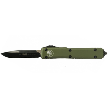 Нож Microtech Ultrtaech Drop Point Black Blade Green (121-1OD)