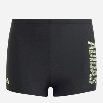 Kąpielówki chłopięce Adidas Logo Swim Bxr IK9654 110 Czarne (4067887259439)