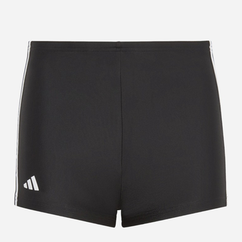 Kąpielówki chłopięce Adidas 3S Boxer HR7476 98 Czarne (4066745053417)