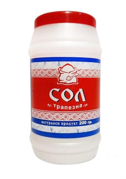 Соль кухонная каменная йодированная ТМ "СОЛ" 0,2 кг (93509)