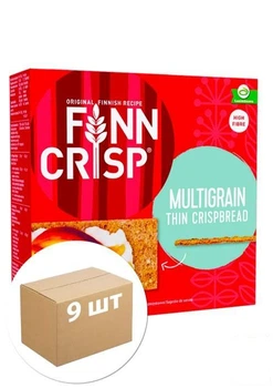 Сухарики ржаные Multigrain (с декоративных видов зерна) ТМ "Finn Crisp" 175г упаковка 9шт (99092)