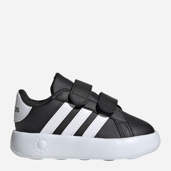 Tenisówki chłopięce na rzepy Adidas Grand Court 2.0 Cf ID5272 23.5 Czarne (4066765031334)