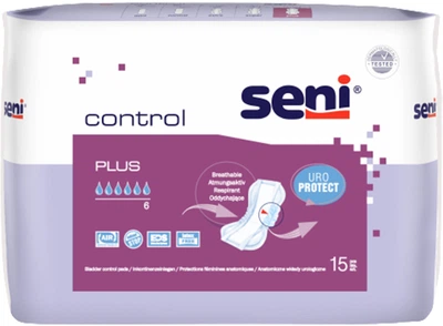 Прокладки урологічні Seni Control Plus 15 шт (5900516695514)