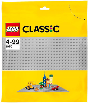 Конструктор LEGO Classic Базова пластина сірого кольору 1 деталь (10701)