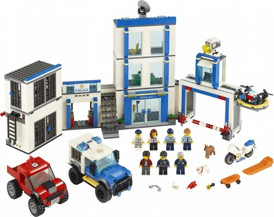 Zestaw konstrukcyjny LEGO City Posterunek policji 743 elementy (60246)