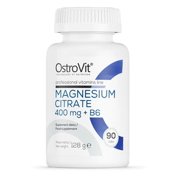 Цитрат магнію 400 мг + B6 OstroVit (Magnesium Citrate 400 mg + B6) 90 таблеток