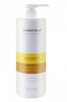 Шампунь безсульфатный медовый для слабого с маточным молочком Jerden Proff Honey 1000мл