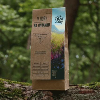 Карпатський трав'яний чай ЇЖАк з лісу В гори на світанку 50 гр