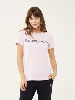 Футболка U.S. Polo Assn 16595 XL Розовая (8680557326864)