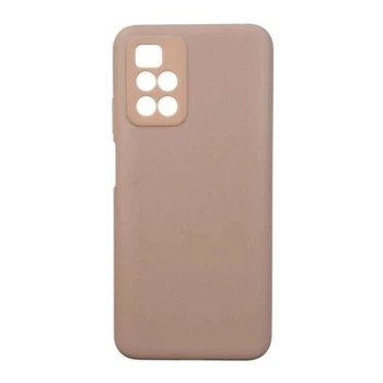Силіконовий чохол з мікрофіброю Jelly для Xiaomi Redmi 10 (Пудровий)