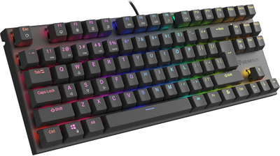 Klawiatura przewodowa Genesis Thor 303 TKL Outemu Red USB Czarna (NKG-1882)