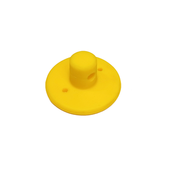 Стілове кріплення дроту силіконове YELLOW (LVS05023)