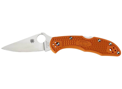 Ніж Spyderco Delica 4 Flat Ground Помаранчевий (1013-87.11.71)