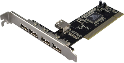 Плата розширення Logilink PC0028 PCI to USB 2.0 4+1x (4260113563526)