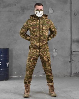 Армійський літній костюм 3в1 штани+убакс+кітель 2XL хижак (87190)