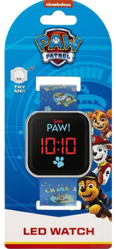 Zegarek cyfrowy Kids Euroswan LED z kalendarzem Paw Patrol PAW4354 (8435507877657)