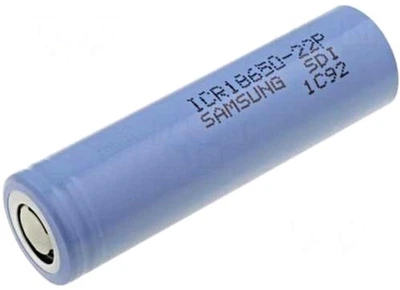 Аккумулятор Samsung 18650 Li-Ion ICR18650-22P, 2200mAh, 10A, 4.2/3.62/2.75V (YT18114)
