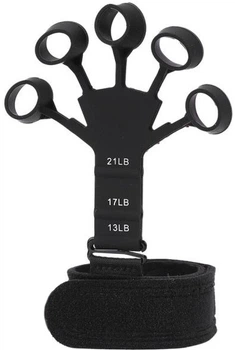 Тренажер-эспандер для пальцев рук и кисти EasyFit Spiderweb EF-1901 Черный (56103001)