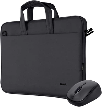 Сумка для ноутбука Trust Bologna 16" з мишкою Black (TR24988)