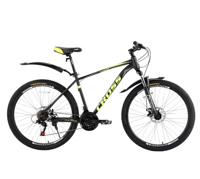 Велосипед Cross 27,5`` Forest 2024 Рама-18`` black-neon yellow